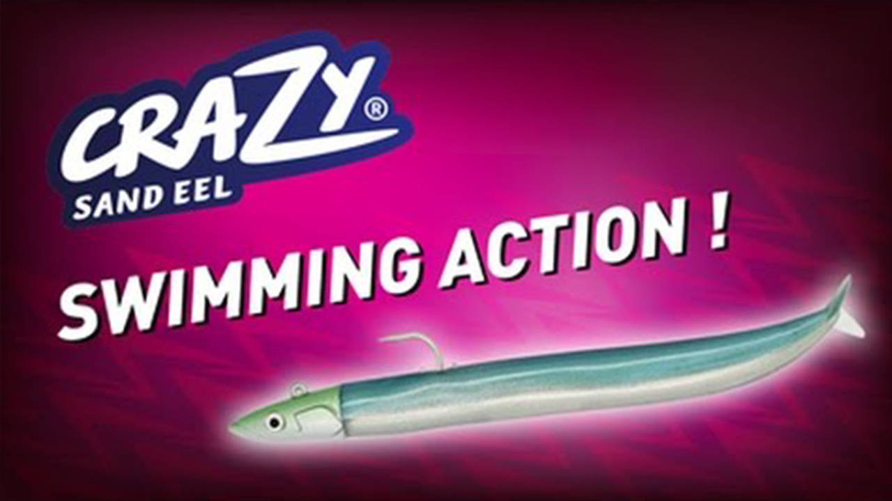 Crazy Sand Eel – action de nage / Swimming action
