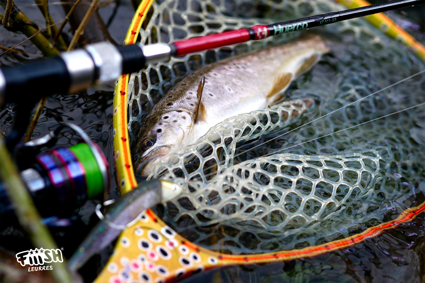 Trout fishing in Germany. It not as cool because I am a bait